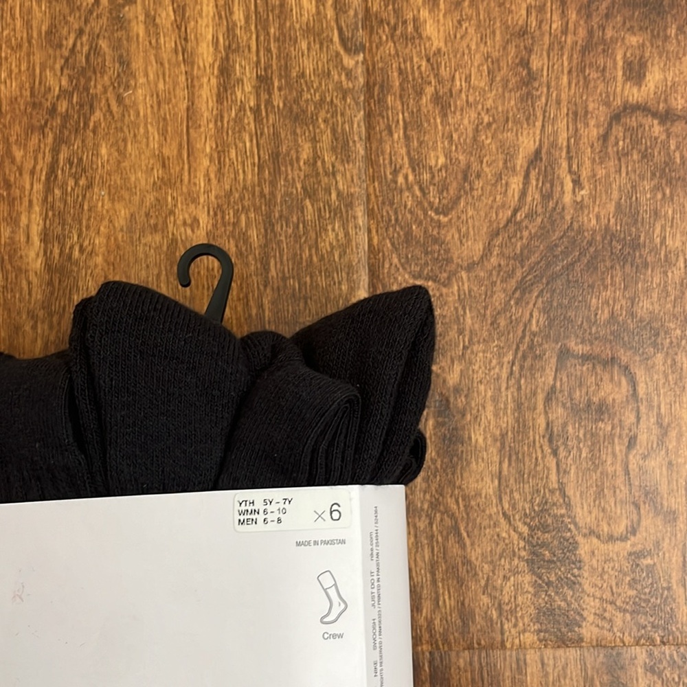 Nike Everyday Crew Cotton Cushioned Socks 6 Pack - Picture 3 of 17